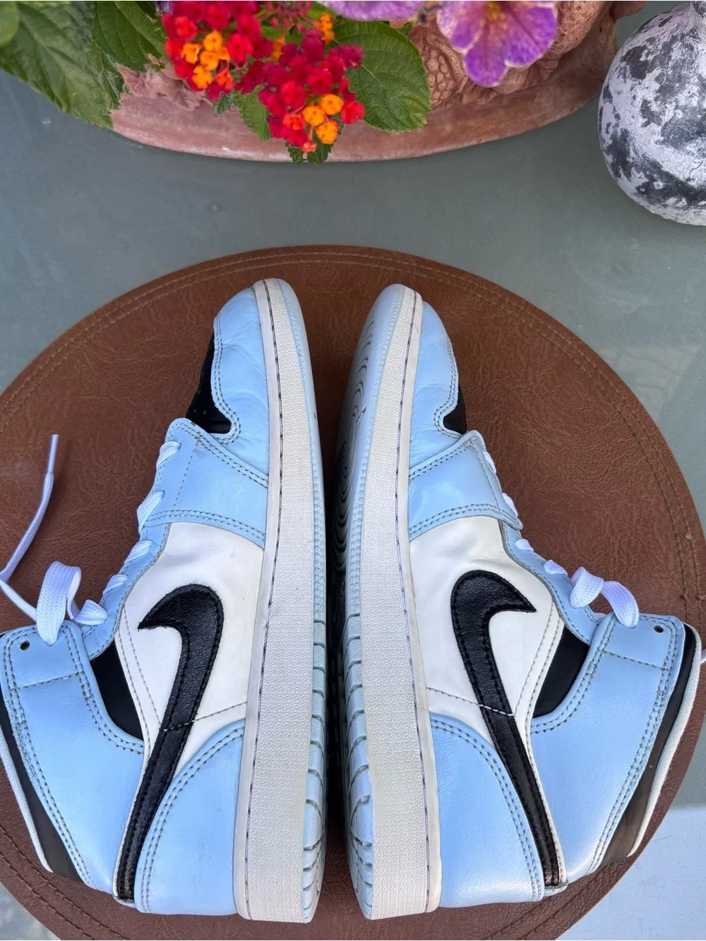 Nike Air Jordan Leather Sneakers Hi-Top